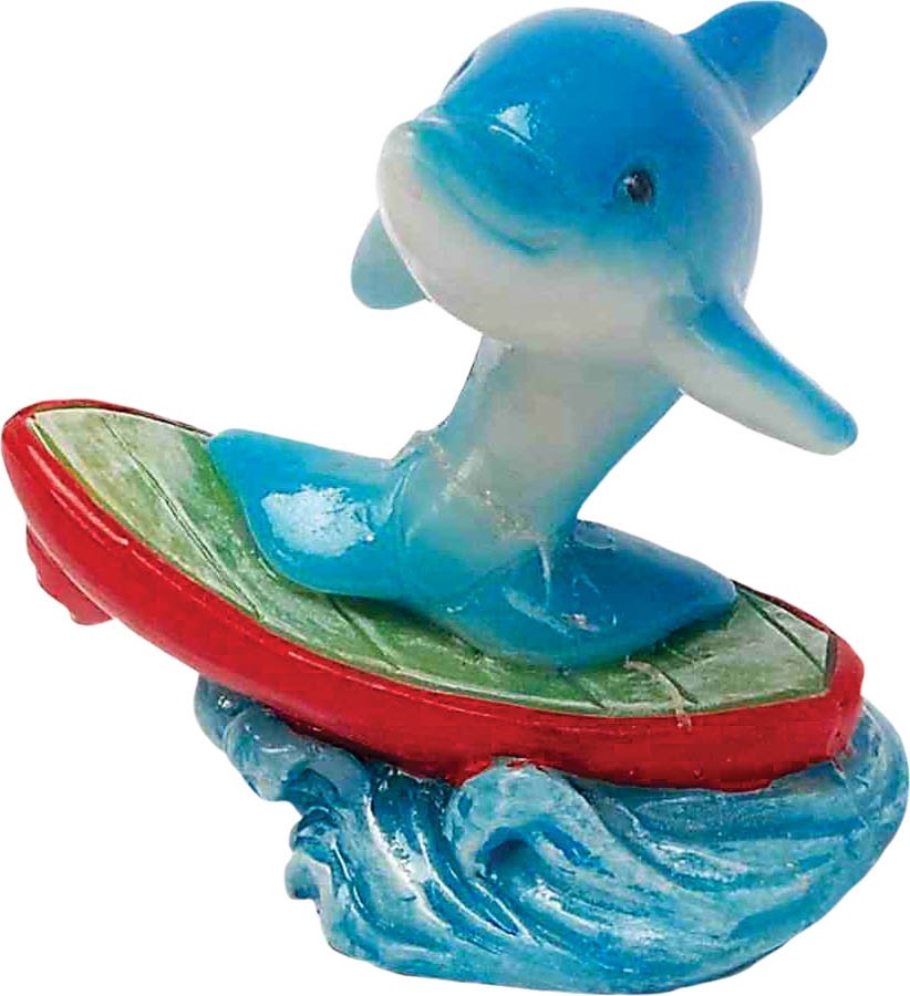 Aqua Spectra Dolphin on Surfboard 5 x 3 x 5cm AQ61564