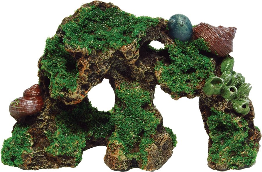 Aqua Spectra Rock Reef with Moss 19 x 8 x 10.5cm AQ62577