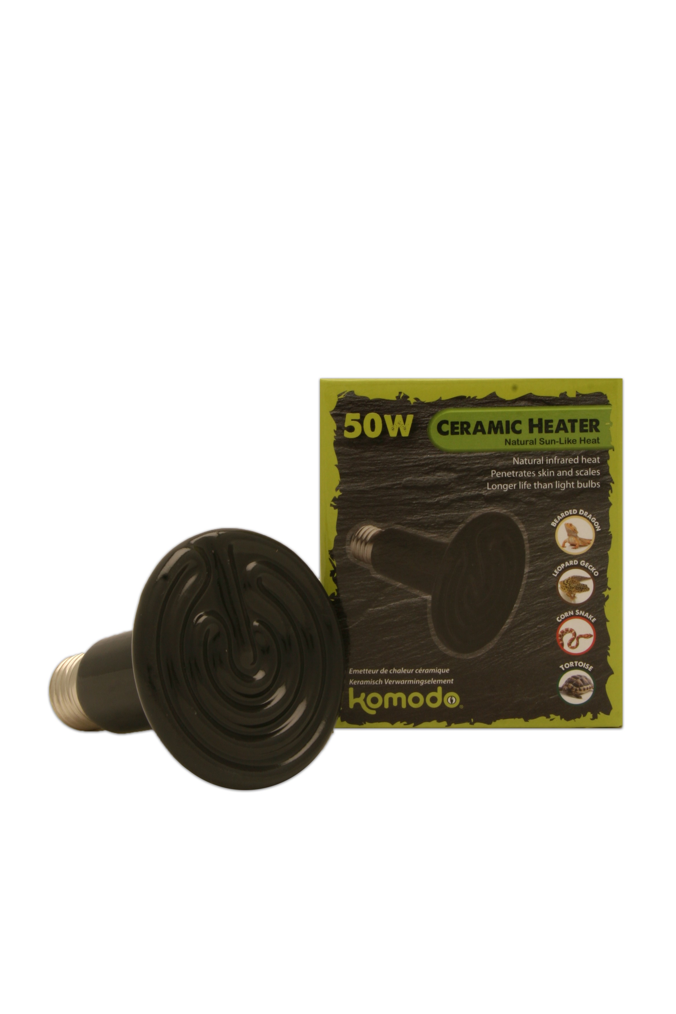 Komodo Ceramic Heat Emitter Black