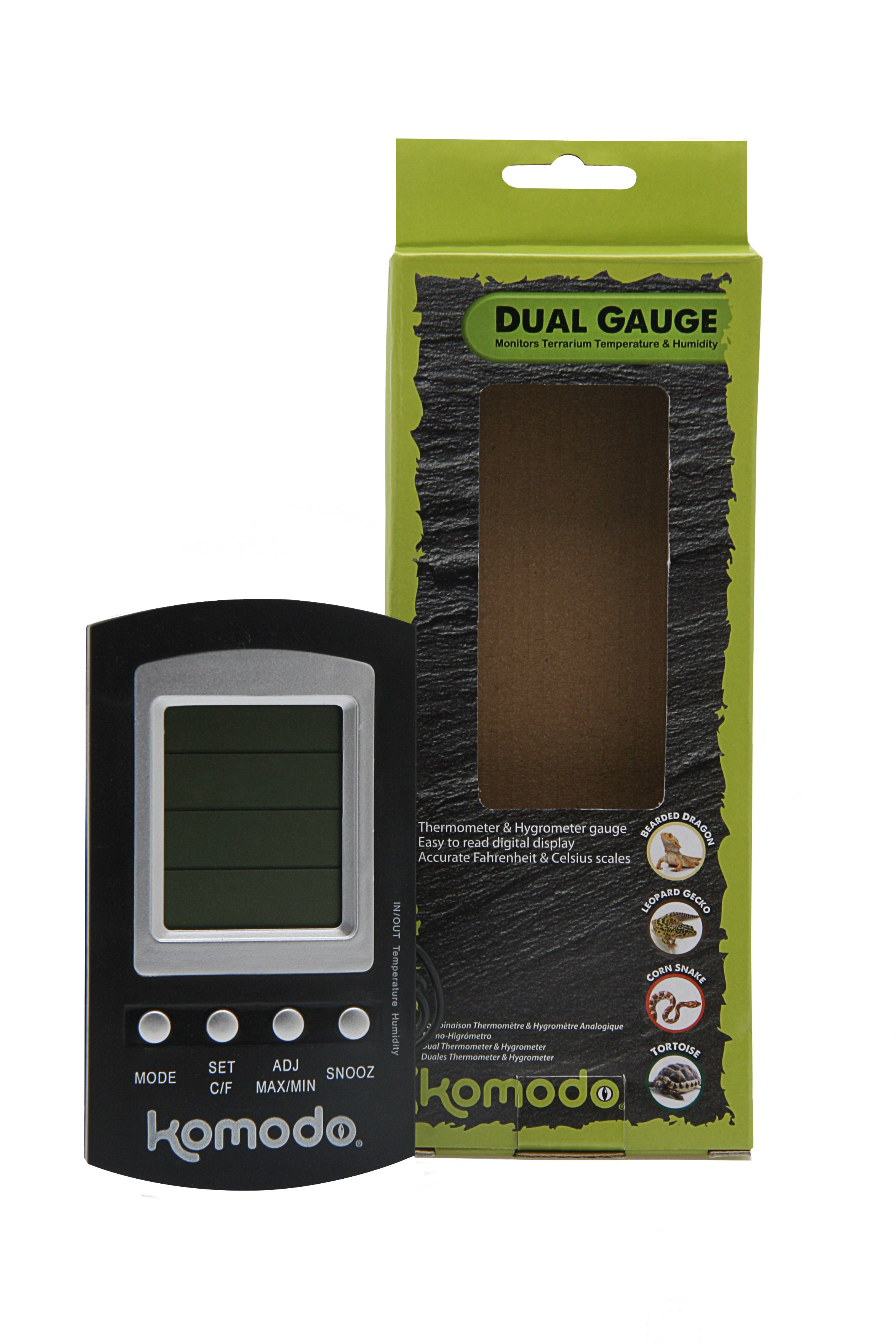 Komodo Combined Thermometer & Hygrometer Digital 82405