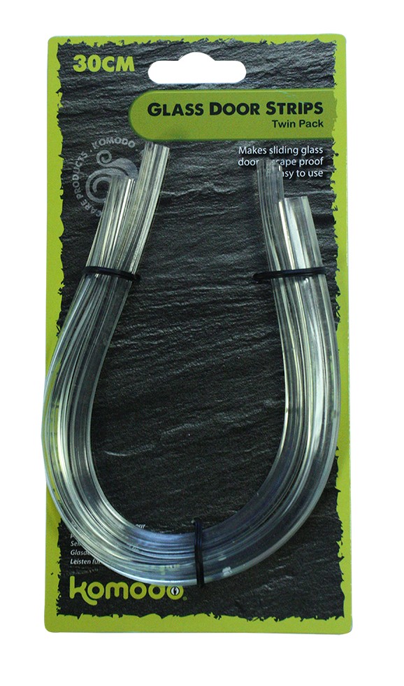 Komodo Glass Door Strip 30cm Twin Pack 82424