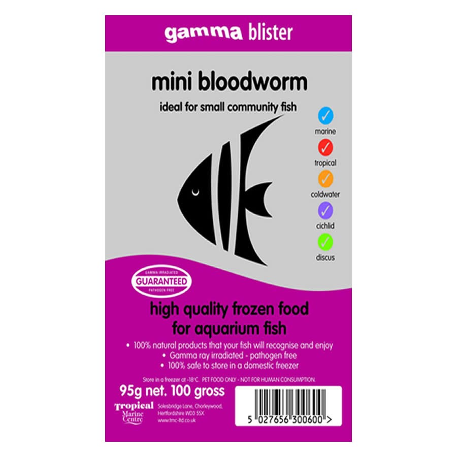 Gamma Blister MINI Bloodworm 95g