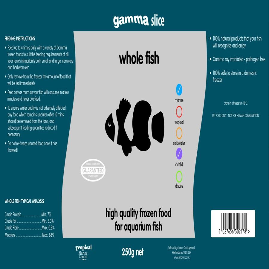 Gamma SLICE Whole Fish  250g
