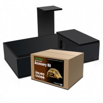 Monkfield Tortoise Table Kit, 109 x 61 x 61cm Black main
