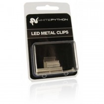 White Python Metal LED Clips