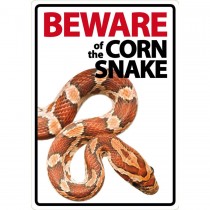 Beware Sign: Corn Snake