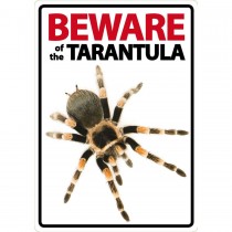 Beware Sign: Tarantula