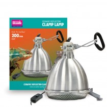 Arcadia Reflector Clamp Lamp With Ceramic E27 Lampholder 20cm (7.9")